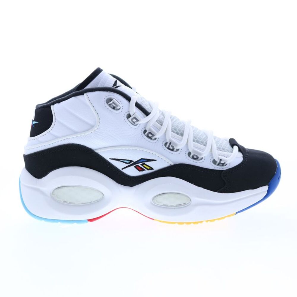 Reebok Mens Question Mid White Shoes (NWT)
